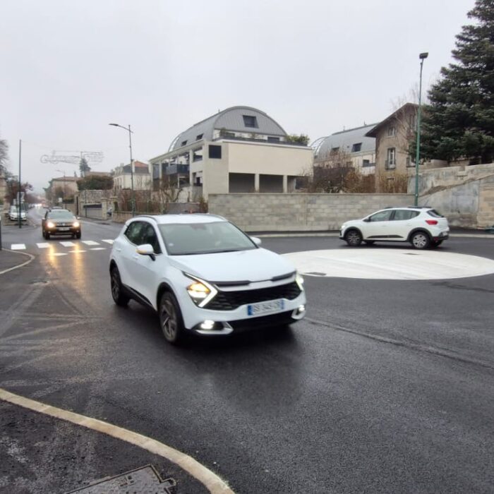 Nouveau rond-point de Vals-Près-le Puy